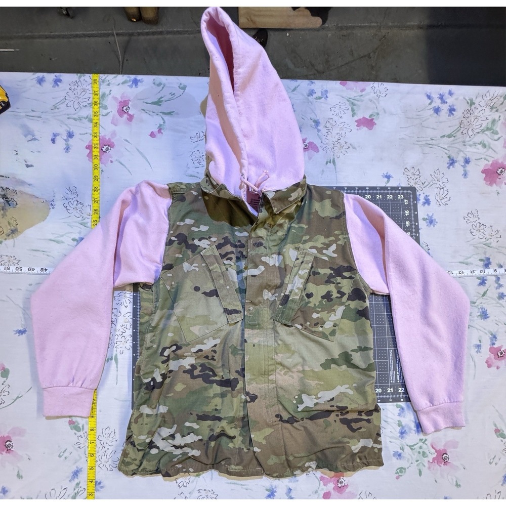 Custom Women's Military OCP Multicam Hoodie Vest Handmade Tactical